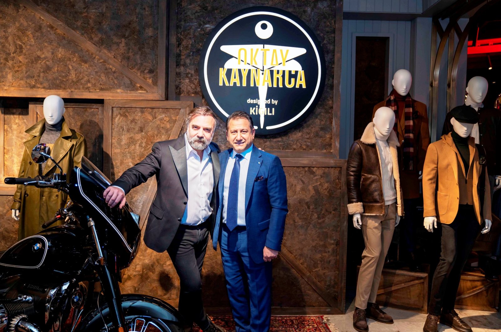 Turkish actor Oktay Kaynarca (L) and Kiğılı CEO Hilal Suerdem. (Courtesy of Kiğılı) 