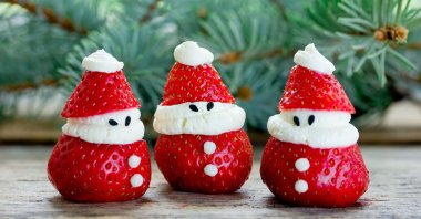 A strawberry Santa Claus. (Shutterstock Photo)