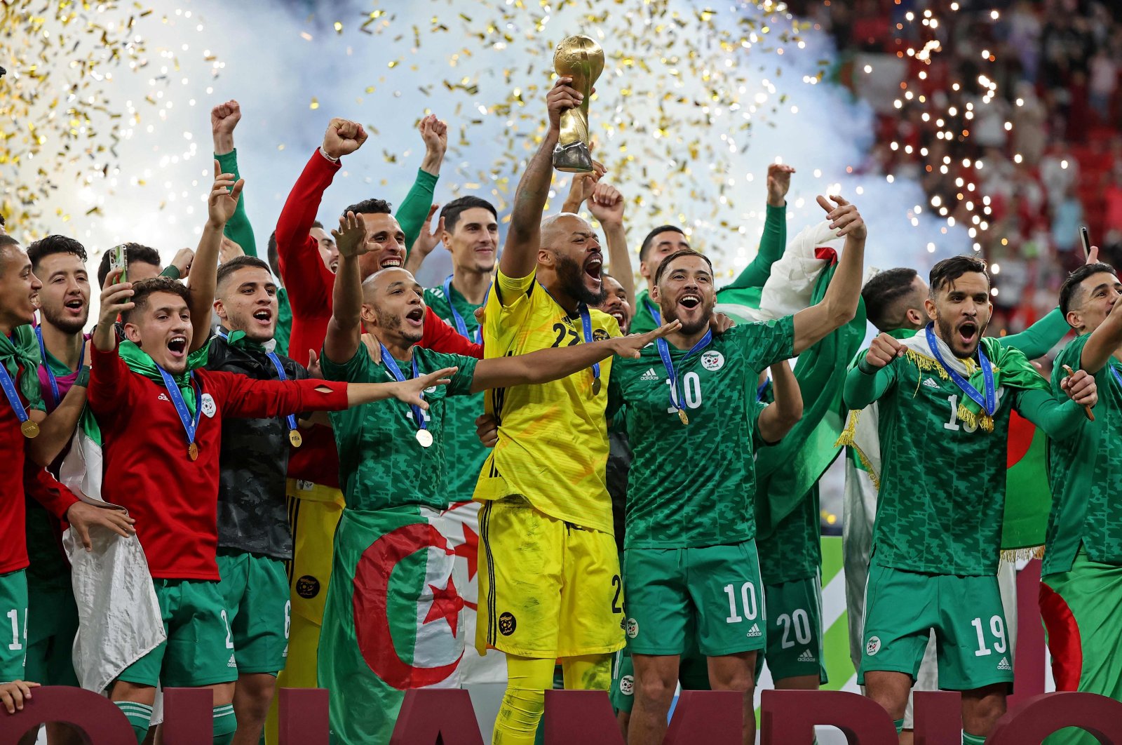Juara Afrika Aljazair mengalahkan Tunisia untuk memenangkan Piala Arab di Qatar
