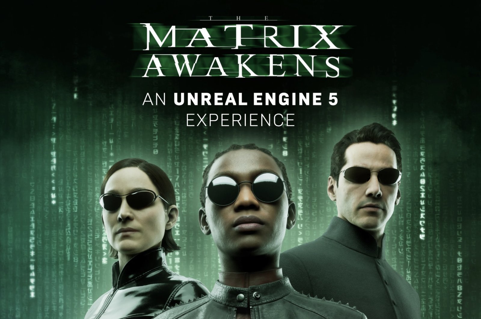 The promotional poster for the Matrix Awakens (Photo courtesy of Epic Games and Warner Bros.)