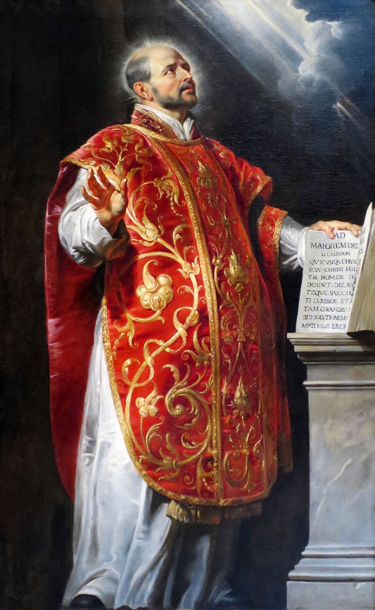 A portrait of Ignatius of Loyola by Pieter Paul Rubens. (Wikimedia)
