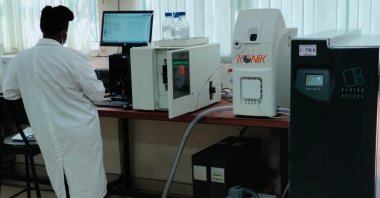 The equipment donated by TIKA, at the National Beekeeping Institute in Nairobi, Kenya, Aug. 10, 2021. (AA PHOTO)