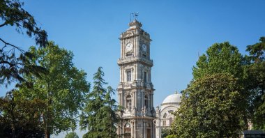 The Dolmabahçe clock tower in Istanbul, Turkey. (Photo by Shutterstock)