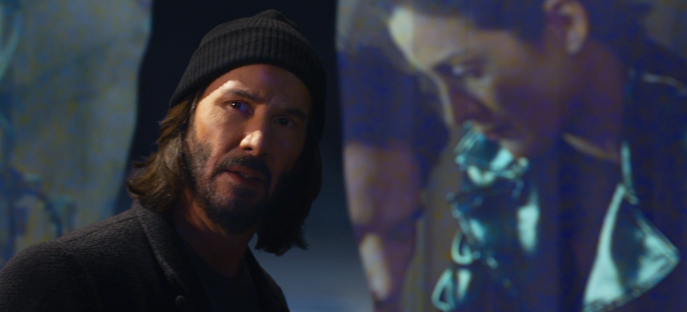 Keanu Reeves, in a scene from the film 