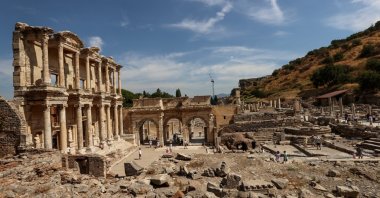 The ancient city of Ephesus, Izmir, western Turkey. (AA)