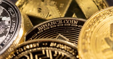 A representation of the cryptocurrency Binance Coin, the native token of the cryptocurrency exchange, is seen in this illustration taken on Nov. 29, 2021. (Reuters Photo)