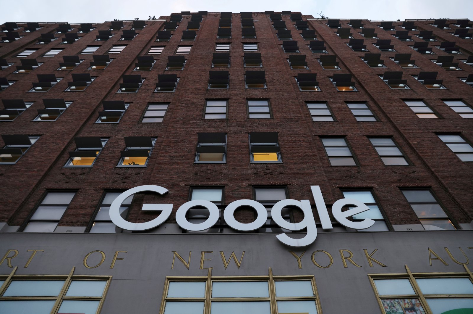 The logo for Google is seen at their office in Manhattan, New York City, New York, U.S., Nov. 17, 2021. (Reuters Photo)