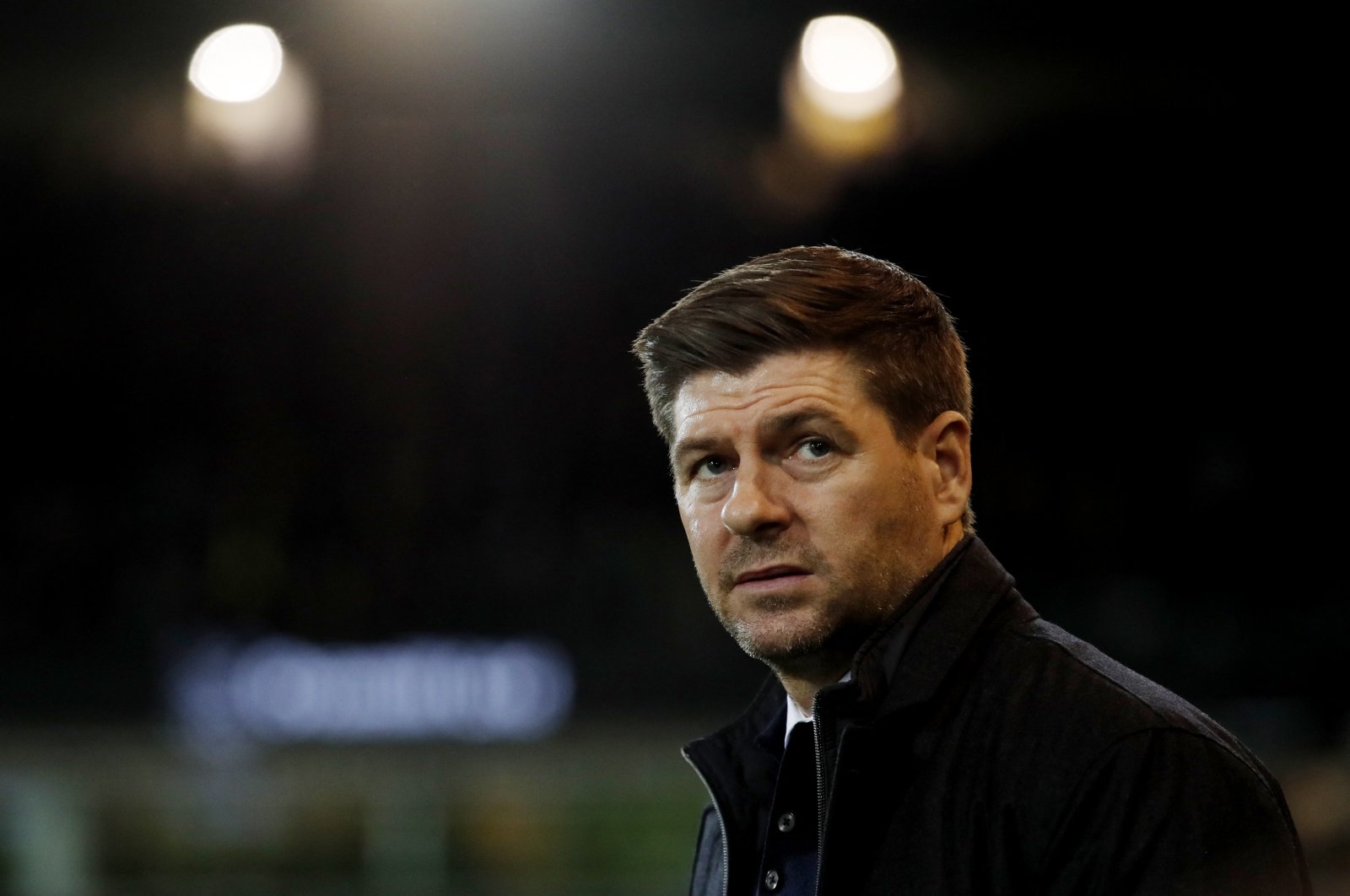 Aston Villa manager Steven Gerrard during a Premier League match against Norwich City, Norwich, England, Dec. 14, 2021. (Reuters Photo)