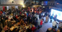 Every year, the Bodrum municipality hosts a party celebrating expats, Bodrum, Turkey, Dec. 26, 2021. (Leyla Yvonne Ergil for Daily Sabah)