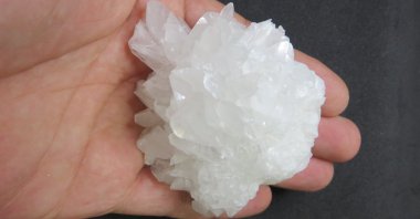 White boron crystals. (Shutterstock Photo)