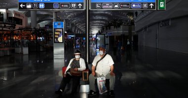 Passengers wait for their flight at Istanbul Airport, in Istanbul, Turkey, June 19, 2020. (Reuters Photo)