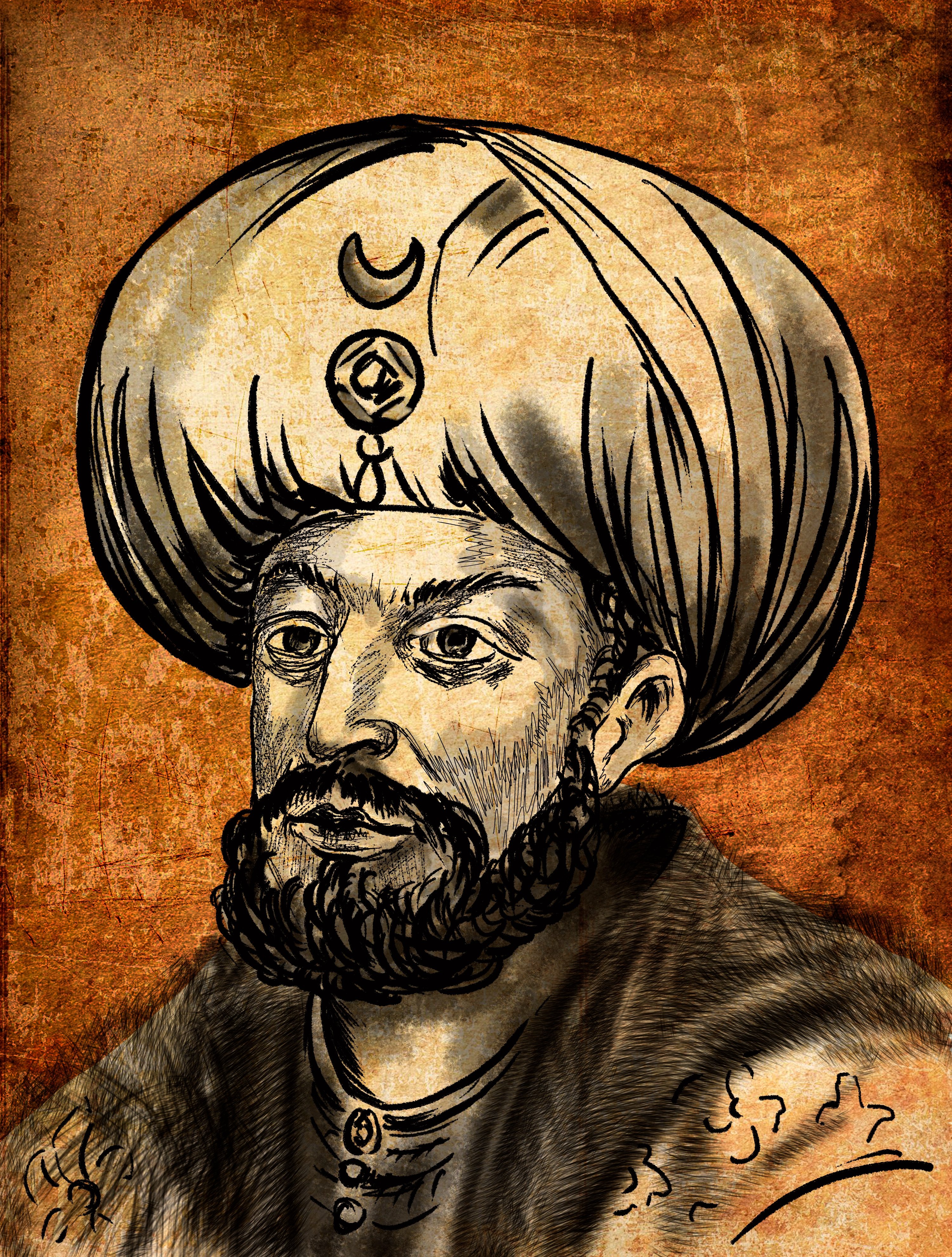A depiction of Ottoman Sultan Mustafa I. (Shutterstock)