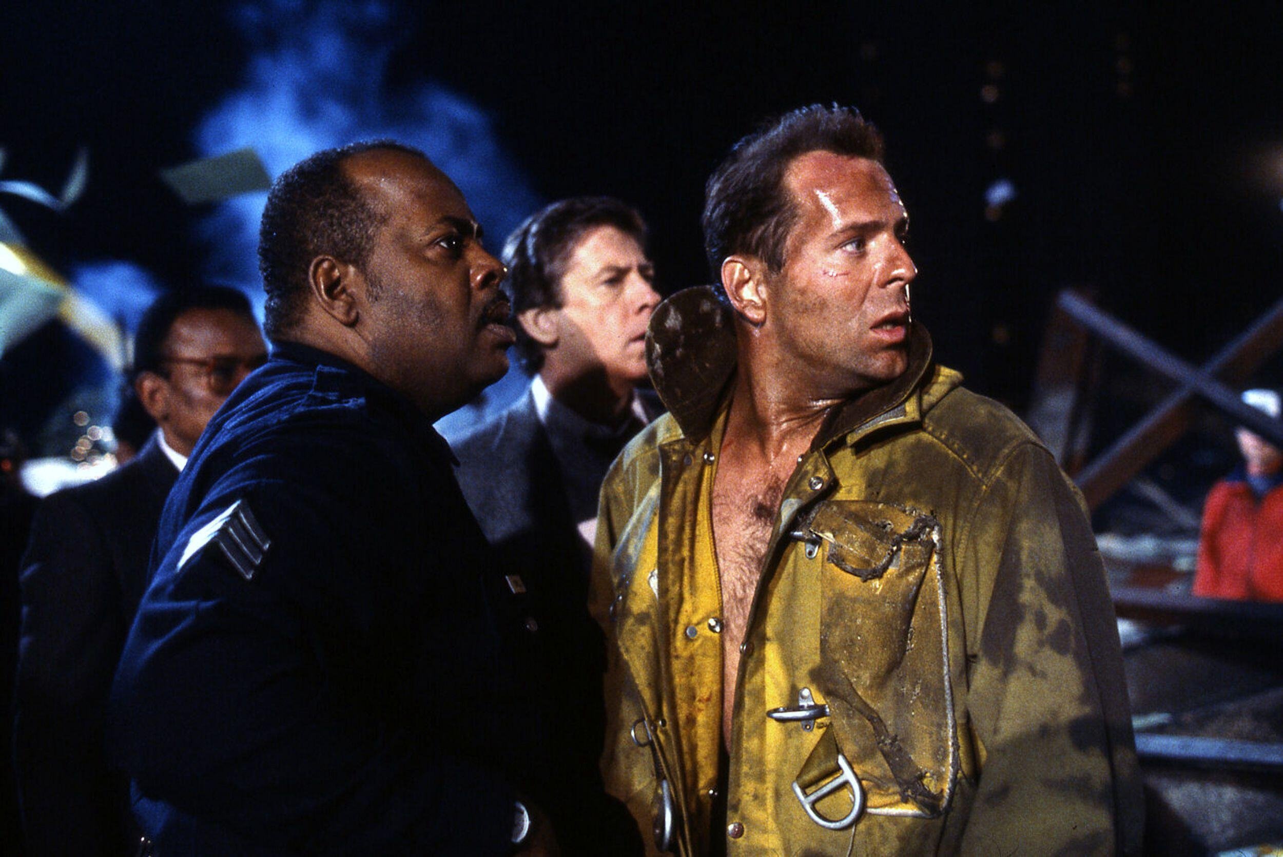 Bruce Willis dalam sebuah adegan dari film 'Die Hard,' 1988. (Getty Images)