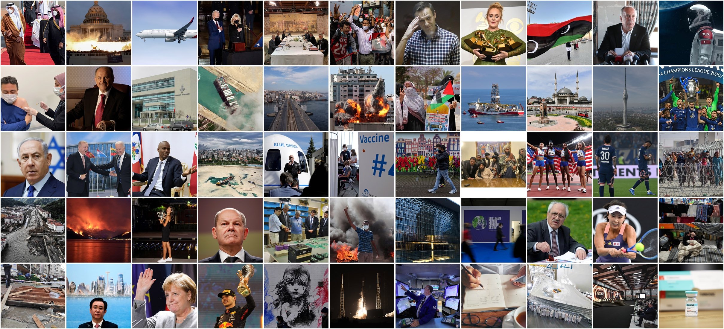 Year in photos Most remarkable events that shaped 2021 Daily Sabah