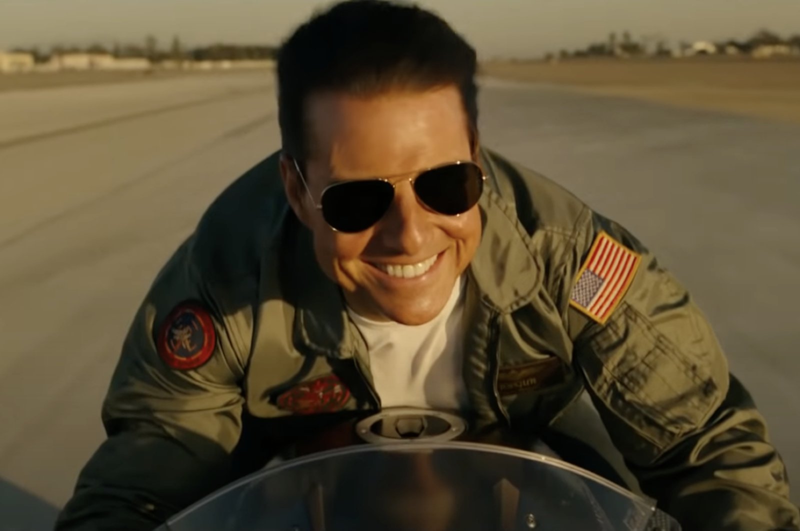 A still image from the film "Top Gun: Maverick." (Screenshot from Paramount Pictures&#039; YouTube Channel)