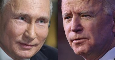A combination of pictures shows Russia's President Vladimir Putin and U.S. President Joe Biden. (AFP Photo)