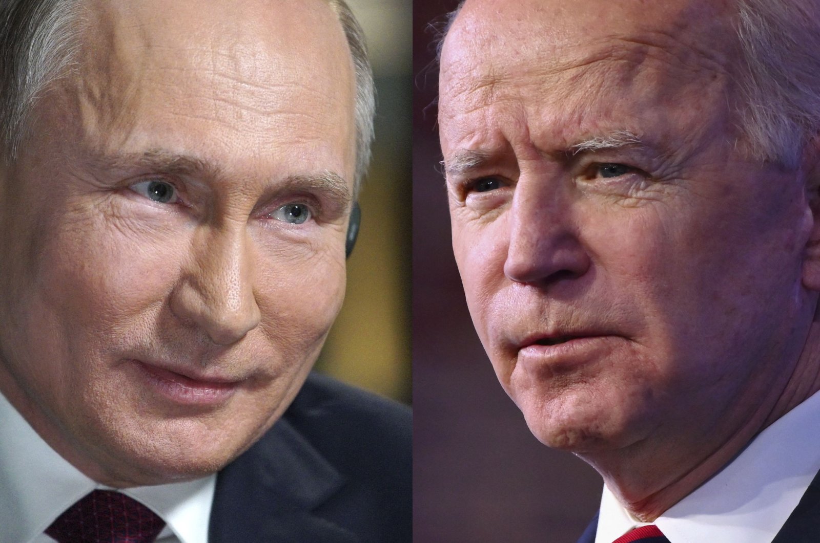 A combination of pictures shows Russia&#039;s President Vladimir Putin and U.S. President Joe Biden. (AFP Photo)