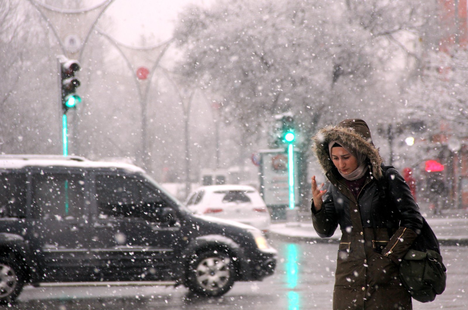 Sekolah ditutup di timur, Turki utara karena hujan salju lebat