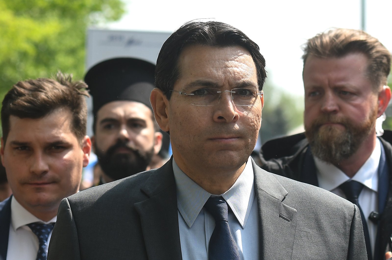 Danny Danon, Israel’s Ambassador to the U.N., at the 31st annual International March of the Living between the former Nazi concentration camps Auschwitz I and Auschwitz-Birkenau in Oswiecim, Poland, on May 2, 2019. (Photo by Artur Widak / NurPhoto, File)