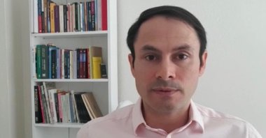 Mikail Yüksel, chairperson of the Nuance Party (Partiet Nyans), Dec. 17, 2021. (AA Photo)