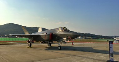 An F-35A stealth fighter of South Korea's air force, Seong Nam, South Korea, Oct. 20, 2019. (Shutterstock Photo)
