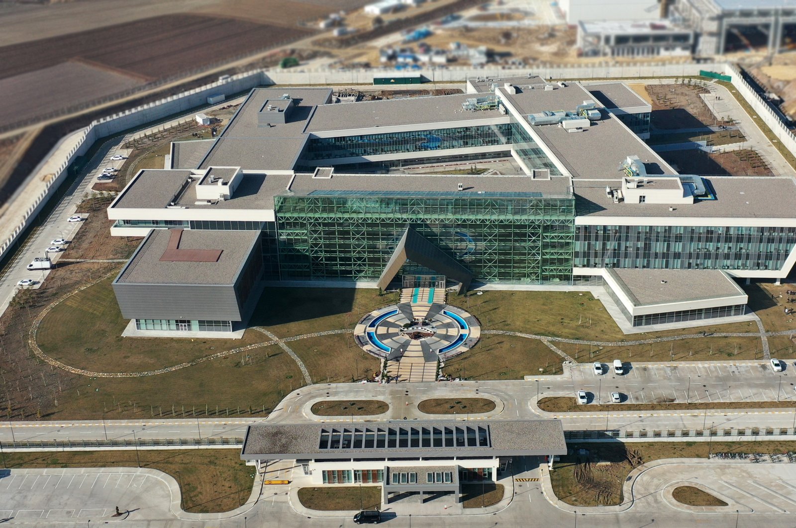 An aerial view of the TAI&#039;s MMU Engineering Center and the Composite Production Building, Ankara, Turkey, Jan. 5, 2022. (Courtesy of the Presidency of Defense Industries)