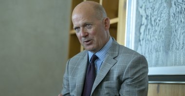 U.K. Ambassador to Turkey Sir Dominick Chilcott during an interview in the capital Ankara, Turkey, Aug. 4, 2020. (AA PHOTO)