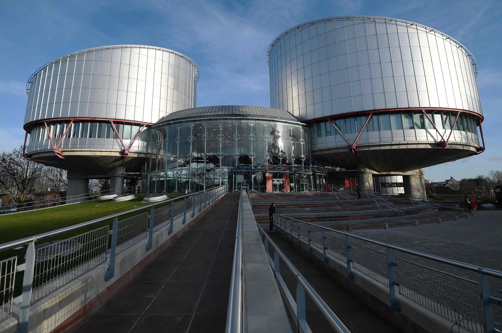 The European Court of Human Rights (ECtHR) is pictured in Strasbourg, eastern France, Jan. 24, 2018. (AFP File Photo)