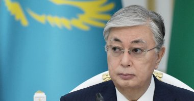 Kazakh President Kassym-Jomart Tokayev attends a session of the Council of the Collective Security Treaty Organization (CSTO) in Bishkek, Kyrgyzstan, Nov. 28, 2019. (Reuters Photo)