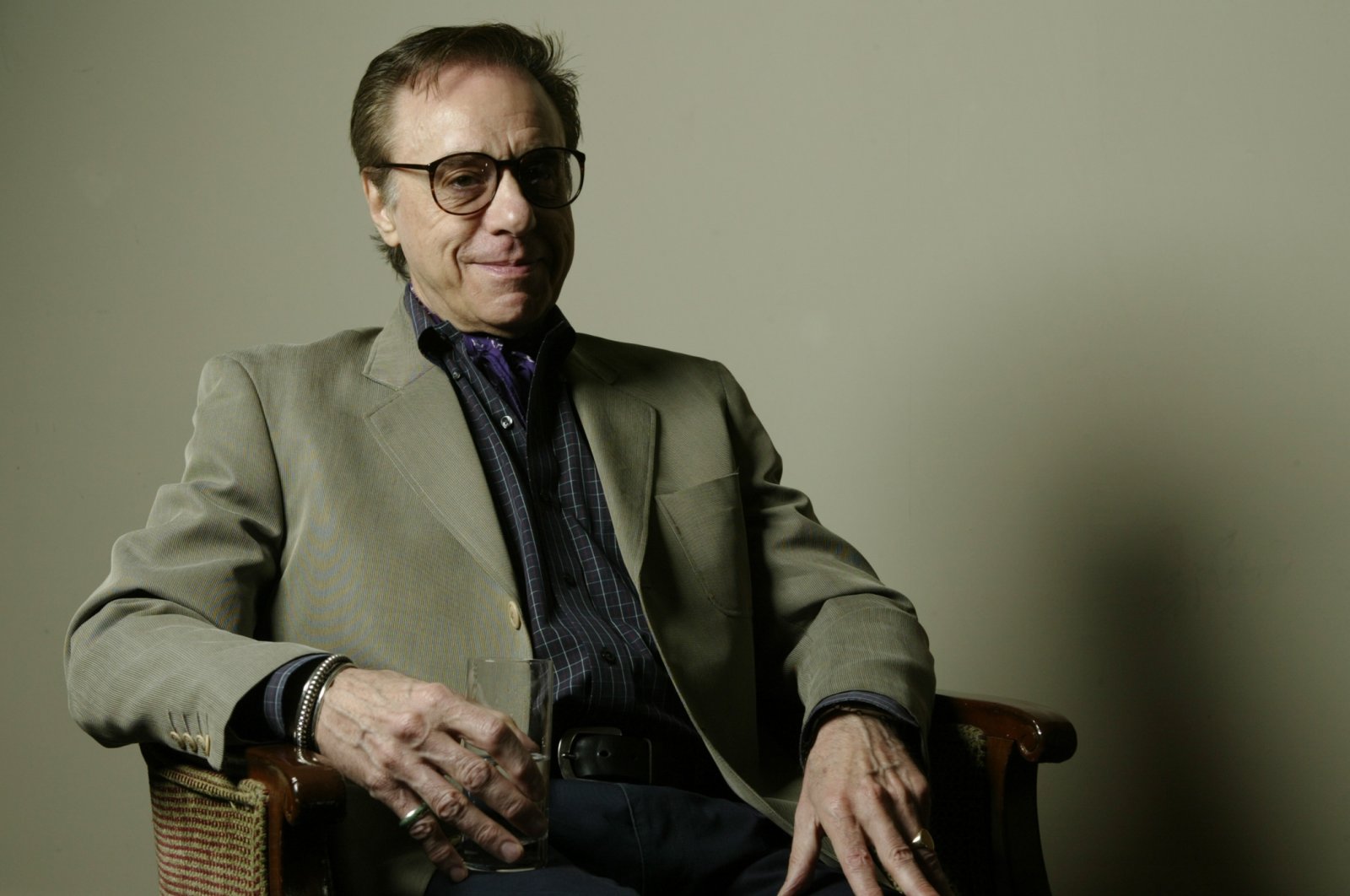 Director Peter Bogdanovich poses for a photo on Feb. 17, 2005, at the Regent Beverly Hills in Beverly Hills, California, U.S. (AP)