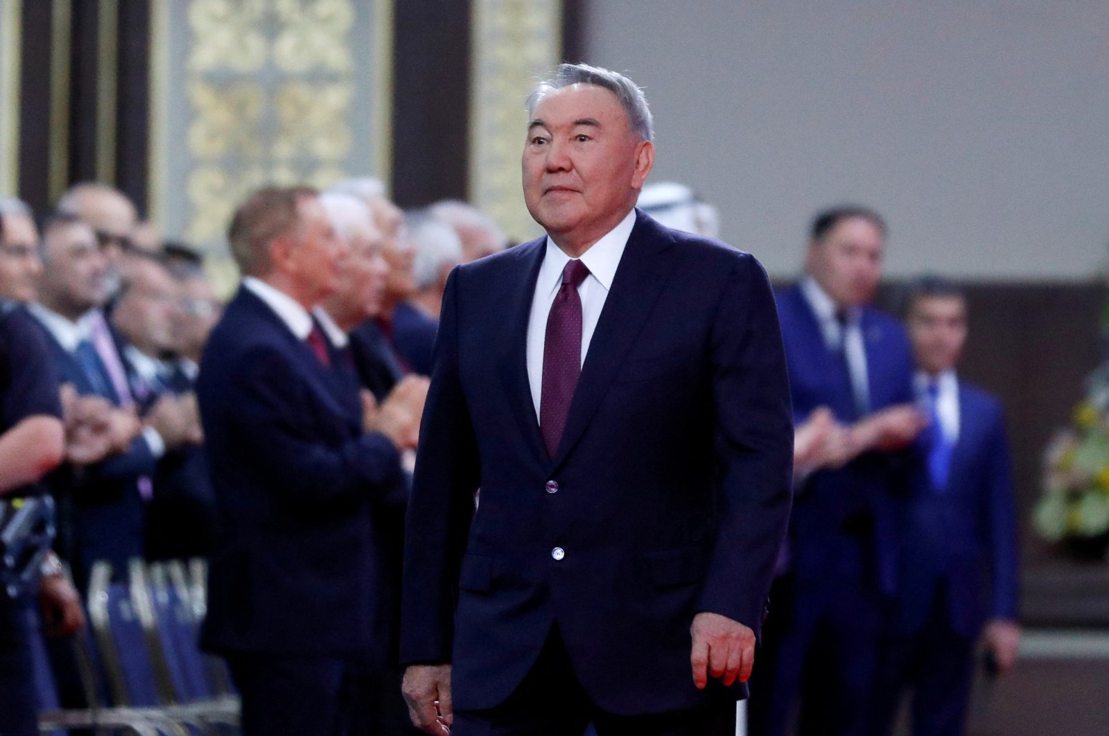 Former Kazakh president Nursultan Nazarbayev attends the inauguration of the new president, Kassym-Jomart Tokayev, in Nur-Sultan, Kazakhstan, June 12, 2019. (Reuters Photo)