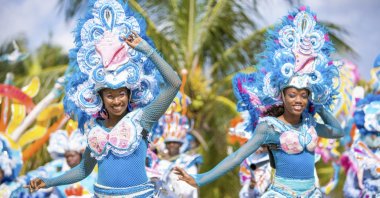 Junkanoo is celebrated in the Bahamas on Dec. 26, among other days. (DPA)