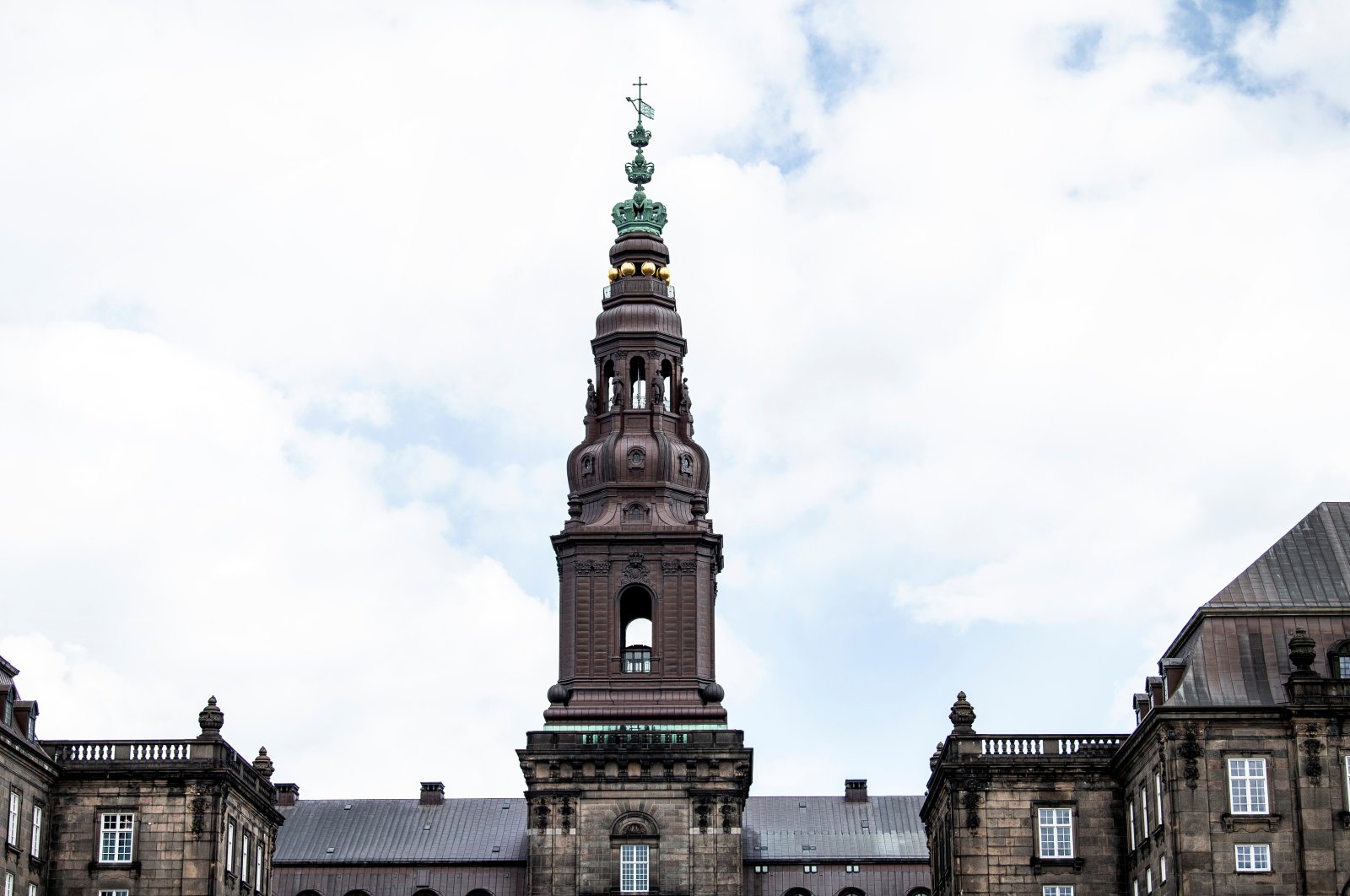A general view of Christiansborg Castle, home of the Danish Parliament, the Folketing, the Supreme Court and the Prime Minister&#039;s Office, Copenhagen, Denmark, May 6, 2019. (Reuters Photo)