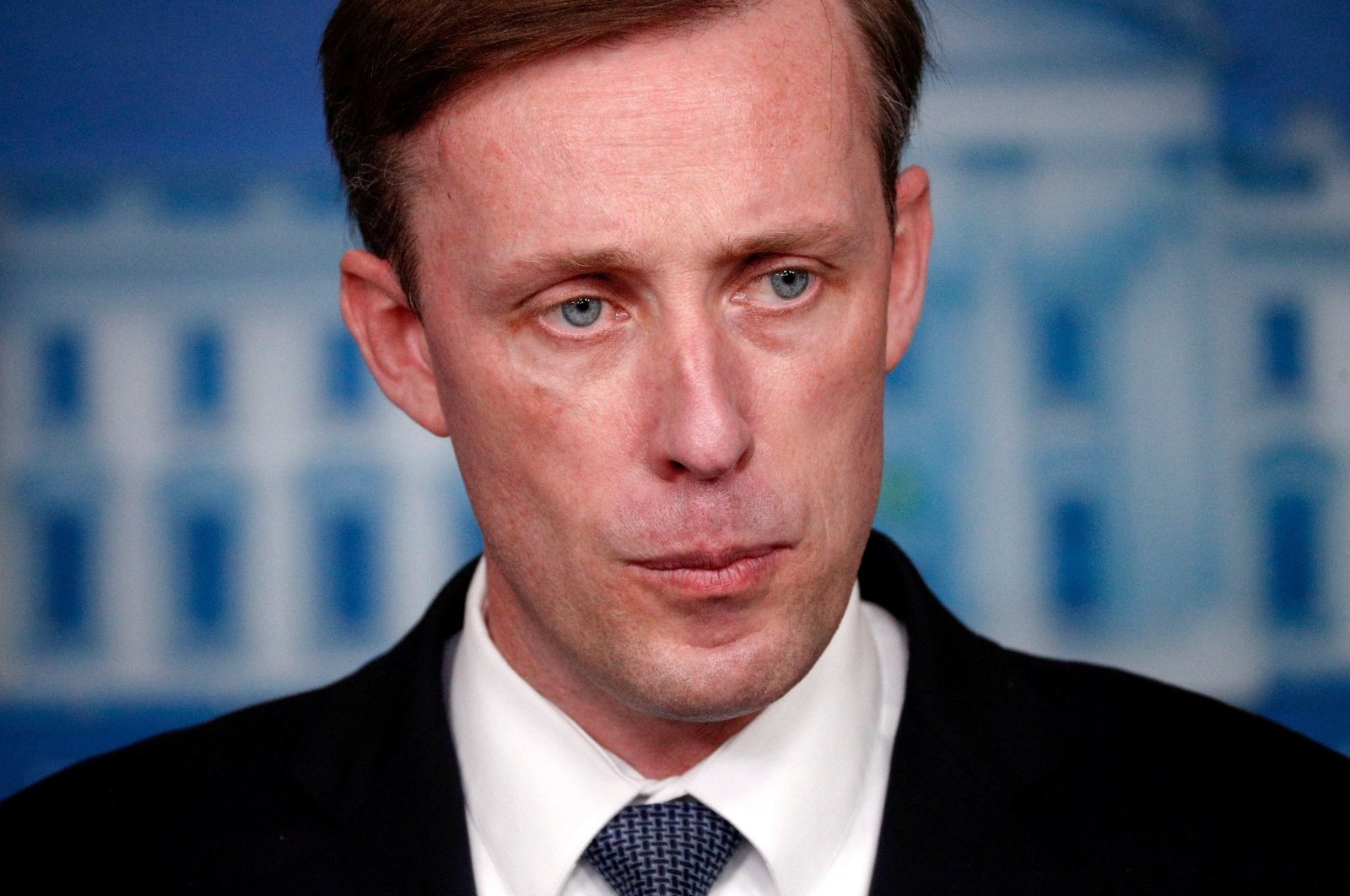 U.S. national security advisor Jake Sullivan speaks during a daily press briefing at the White House in Washington, U.S, Dec. 7, 2021. (Reuters Photo)