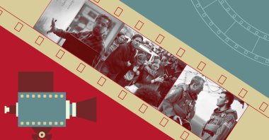 From left to right, scenes from the movies &#039;Don&#039;t Look Up,&#039; &#039;World War Z,&#039; &#039;Armageddon&#039; are combined in a photo. (Illustration by Büşra Öztürk)