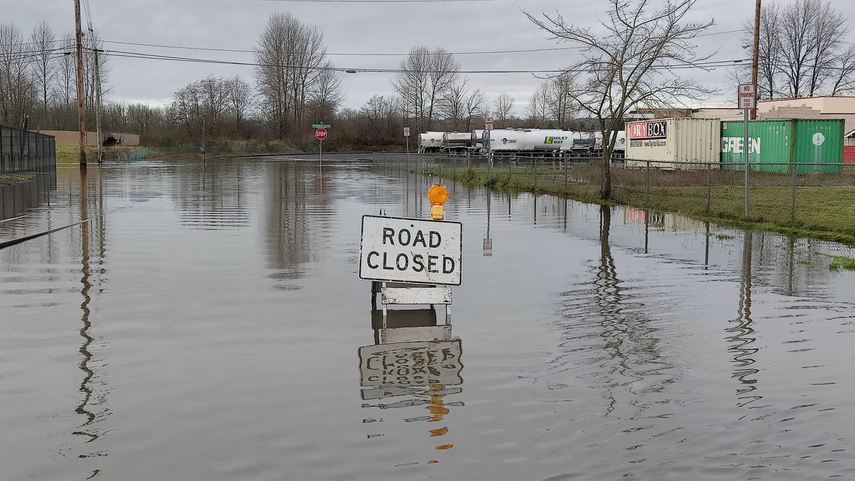 Heavy rains flood US city of Chehalis in Washington Daily Sabah