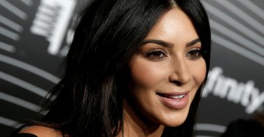 Kim Kardashian West participates in a television interview as she arrives for the 20th Annual Webby Awards in Manhattan, New York, U.S., May 16, 2016. (Reuters Photo)