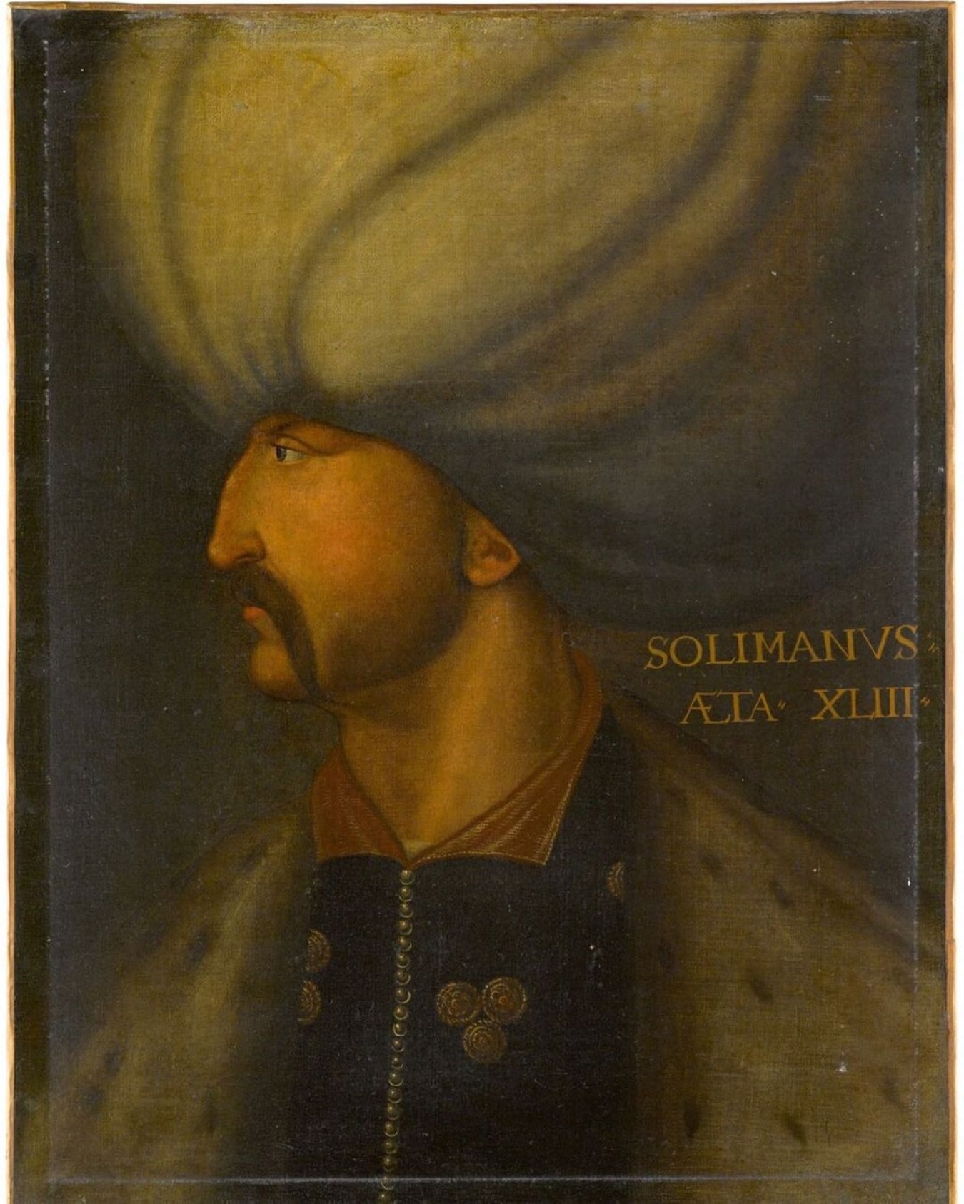Sultan Süleyman'ın bir portresi Sotheby#039;s tarafından müzayedede satılıyor.  (DHA)