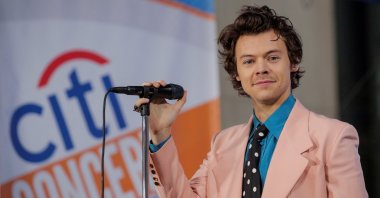 Singer Harry Styles performs on NBC&#039;s &#039;Today&#039; show in New York City, U.S., February 26, 2020. (REUTERS)