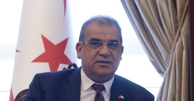 TRNC's Prime Minister Faiz Sucuoğlu, Jan. 13, 2022. (AA Photo)