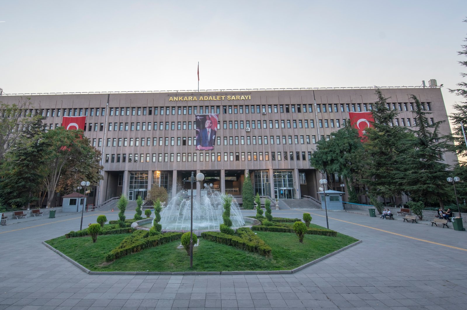 A view of the Palace of Justice courthouse where defendants will be tried, in the capital Ankara, Turkey, Oct. 20, 2019. (Shutterstock Photo) 