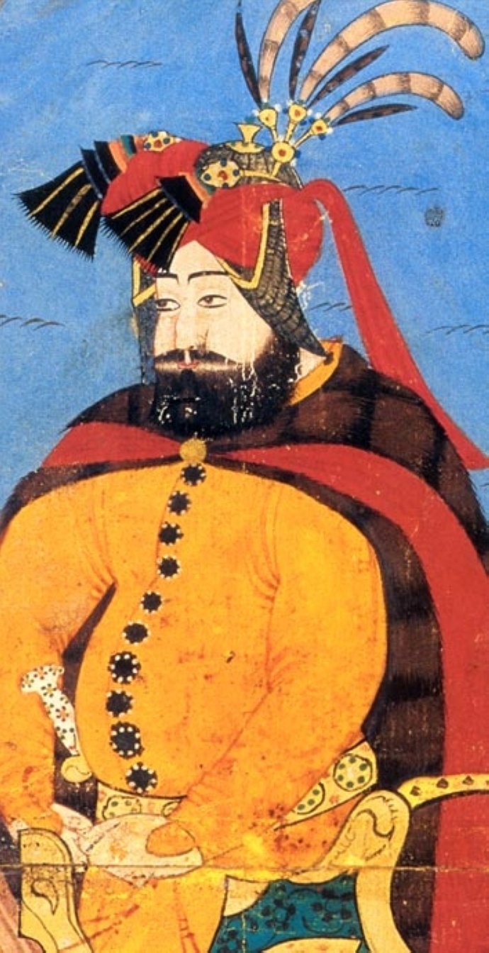 A miniature depicts Sultan Murad IV. (Wikimedia) 