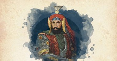 This widely used illustration shows  Sultan Murad IV, the 17th ruler of the Ottoman Empire. (Wikimedia / Edited by Büşra Öztürk) 