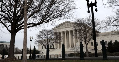 The U.S. Supreme Court is seen in Washington, D.C., U.S., Jan. 13, 2022. (AFP Photo)