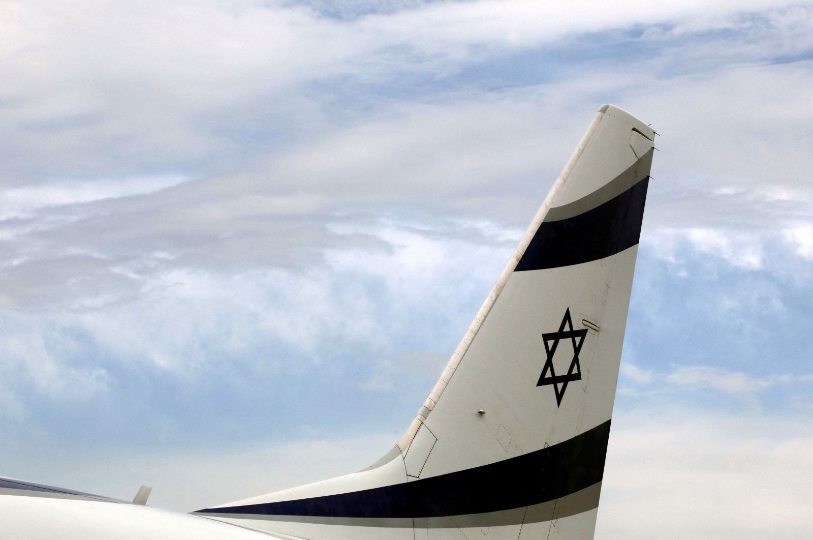 An Israel El Al airlines plane is seen after landing following its inaugural flight between Tel Aviv and Nice at Nice international airport, France, April 4, 2019. (Reuters Photo)