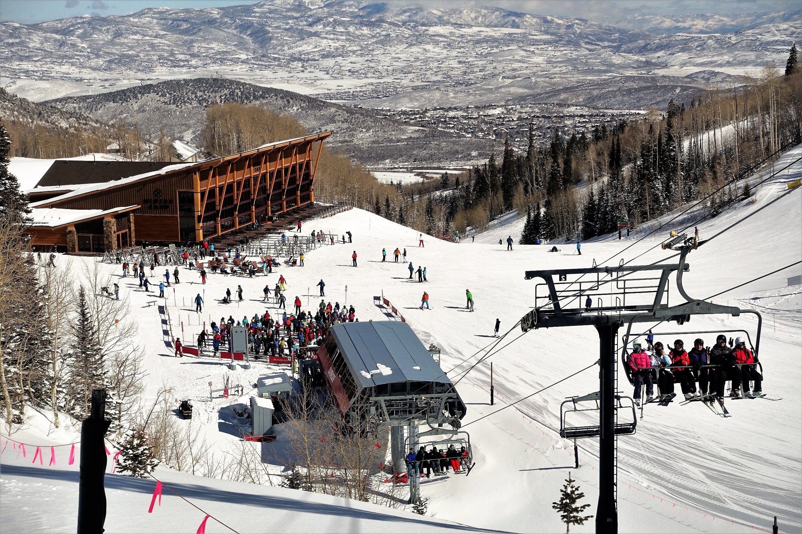 Bakat Barat dan banyak lereng: Park City adalah resor ski terbesar di AS (Foto dpa)
