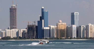 A general view of the Abu Dhabi skyline, UAE, Dec. 15, 2009. (Reuters Photo)