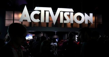 The Activision booth is shown at the E3 2017 Electronic Entertainment Expo in Los Angeles, California, U.S., June 13, 2017. (Reuters Photo)