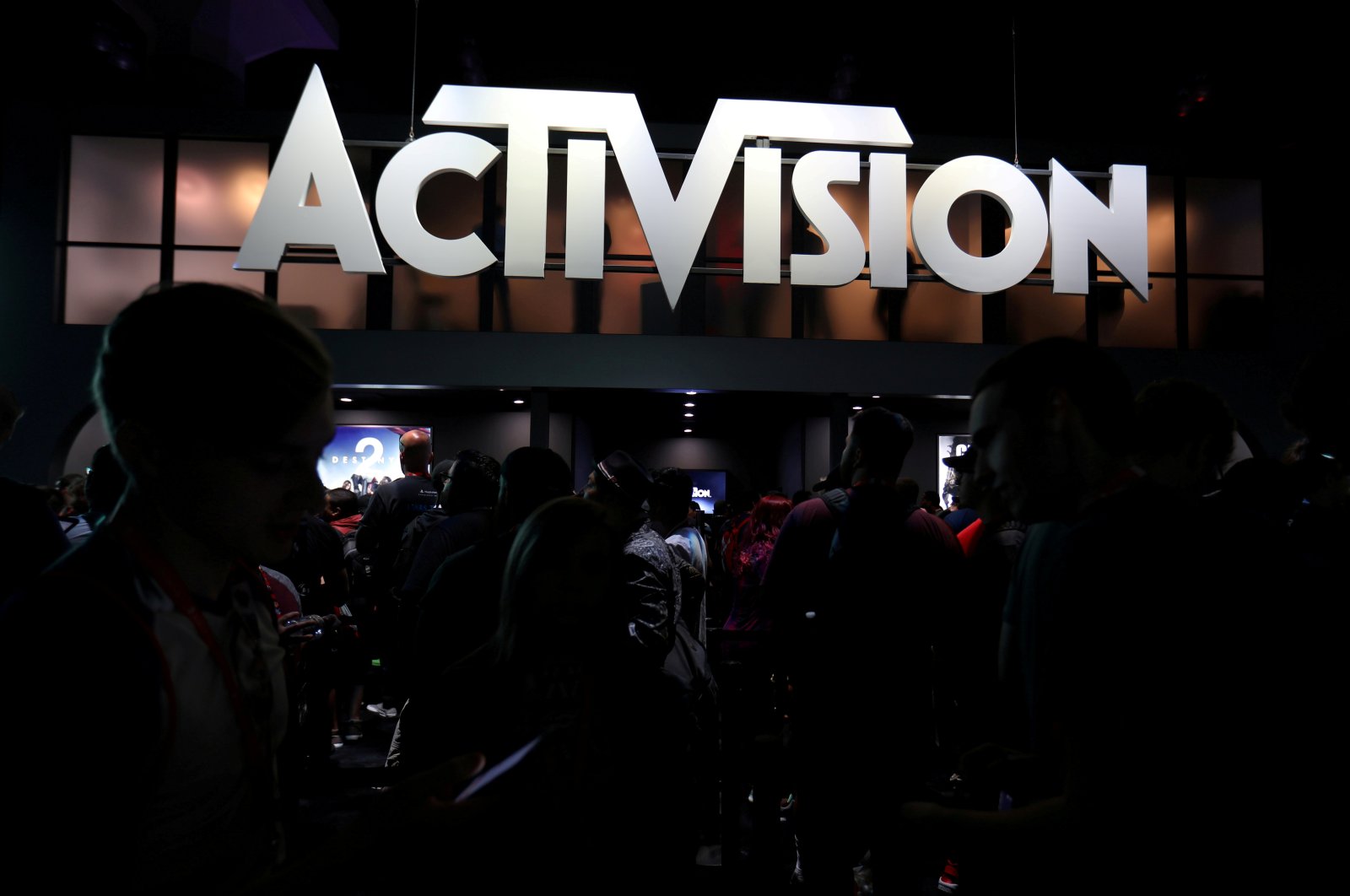 The Activision booth is shown at the E3 2017 Electronic Entertainment Expo in Los Angeles, California, U.S., June 13, 2017. (Reuters Photo)