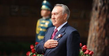 Former President Nursultan Nazarbayev attends Victory Day celebrations in Almaty, Kazakhstan, May 9, 2011. (Stutterstock)